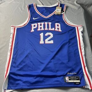NWT Nike Philadelphia 76ers Tobias Harris Icon Edition Swingman Jersey Sz 2XL